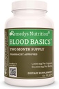 Remedy’s Nutrition Blood Basics | 1,000 mg, 60 Vegan Capsules Herbal Dietary Supplement | Two Month Supply