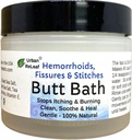 Urban ReLeaf Butt Bath ! Hemorrhoids, Fissures & Stitches. Helps itching & Burning. Clean, Soothe & Calm. The Easy Sitz Bath! Fast Relief! Gentle Sea Salt Soak. Gentle, Effective, 100% Natural