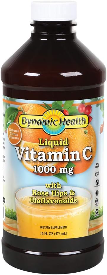 Dynamic HealthLiquid Vitamin C, 1000 mg, 16-Ounce Bottles