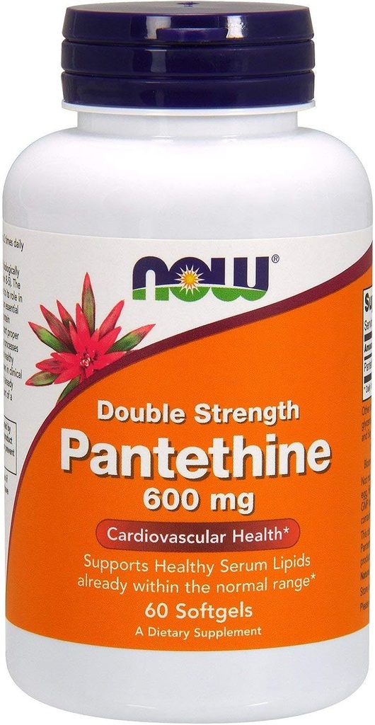 Pantethine, 600 mg, 60 SGELS by Now Foods (Pack of 4)