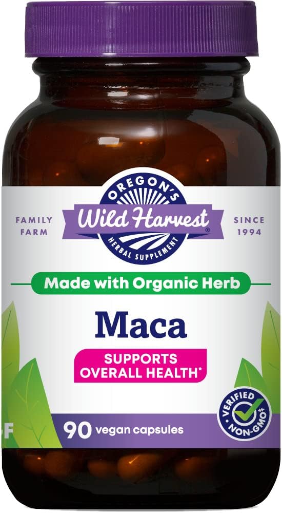 Oregon's Wild Harvest Maca, Organic, 90 Count
