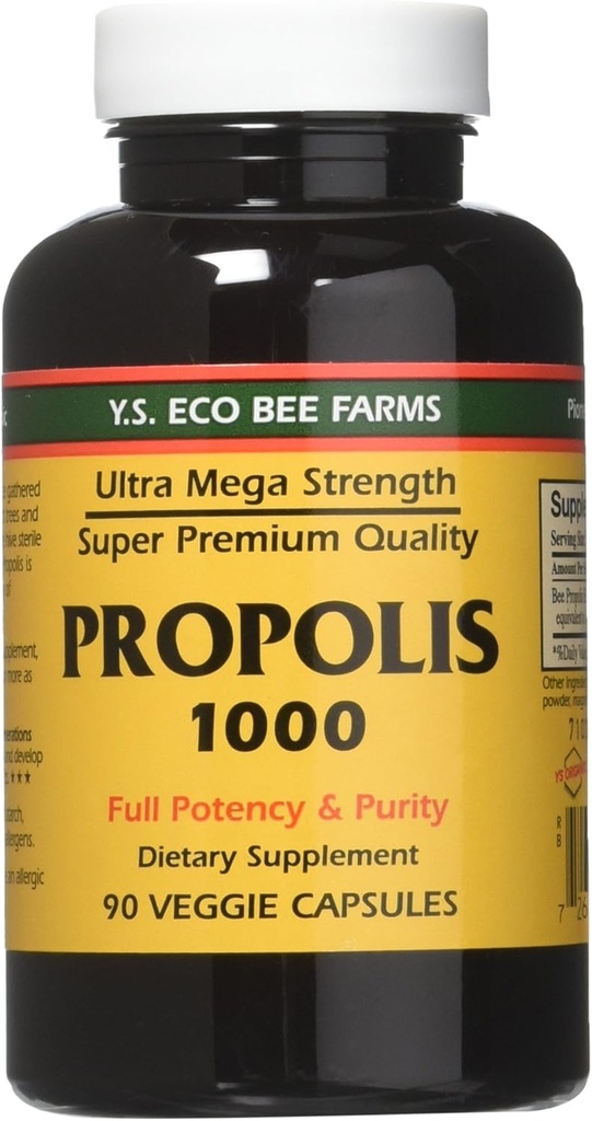 YS Eco Bee Farms Propolis 1000 - 90 Count (Pack of 3)