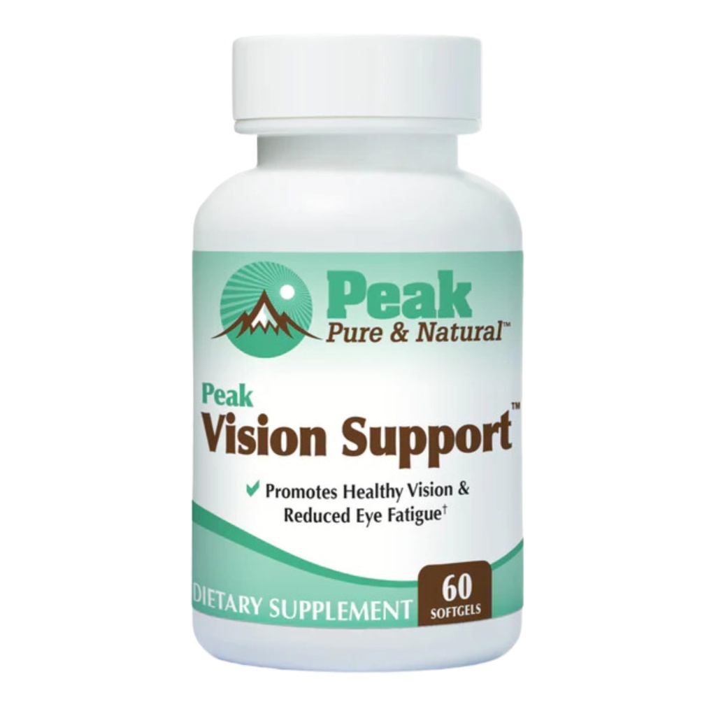 Peak Vision Support Eye Health Supplement – Lutein and Zeaxanthin Supplement for Eye Fatigue, Blue Light Protection - Promotes Healthy Eyes and Clear Vision (30 Servings)