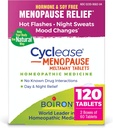 Boiron Cyclease Menopause for Relief from Hot Flashes, Mood Changes, Night Sweats, and Irritability - 120 Count (2 Pack of 60)
