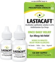 LASTACAFT Once Daily Eye Allergy Itch Relief Drops, (2 Count) 120 Day Supply, Amazon Exclusive