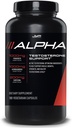 Alpha JYM Testosterone Support | Male Vitality, Hormone Optimization, Ashwagandha, Fenugreek, Eurycoma, Damiana, Quercetin, DIM | JYM Supplemental Science | 180 Vegetarian Capsules