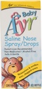 Baby Ayr Saline Nose Spray/Drops, Spray Bottles 1 Fl Oz (Pack of 1)