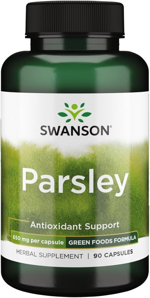 Swanson Parsley 650 Milligrams 90 Capsules