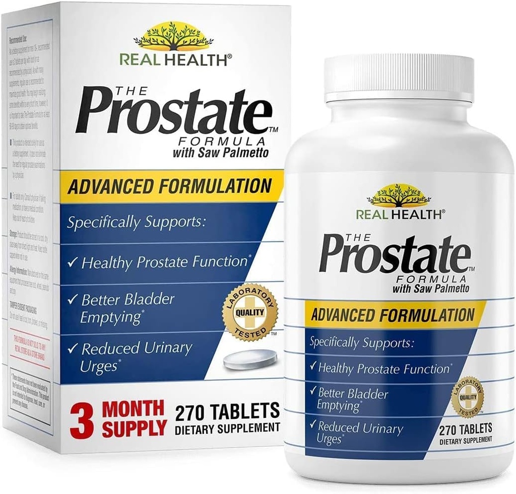 REAL HEALTH PROSTATE FORM TABS 270 CT