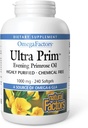 Omega Factors by Natural Factors, Ultra Prim Evening Primrose Oil, Promotes Women's and Immune Health with Omega-6 GLA, 240 softgels (240 servings)