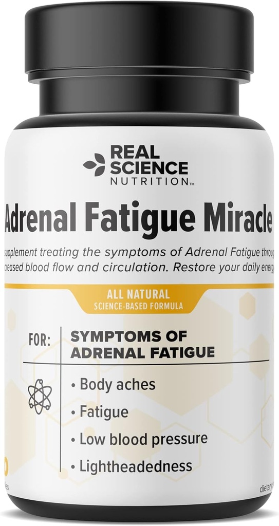 Offers Adrenal Fatigue Miracle - A Nutritional Supplement Formulated to Support Healthy Adrenal Gland Function, May Help to Relieve Fatigue, Stress, and Improve Energy Levels
