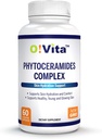 Phytoceramides Complex, Skin Repair and Rejuvenation, Anti-Aging Support, Plant-derived Ceramides, with Vitamins C, B-6, and B-12, 2-Month Supply (60 Non-GMO Liquid Capsules)