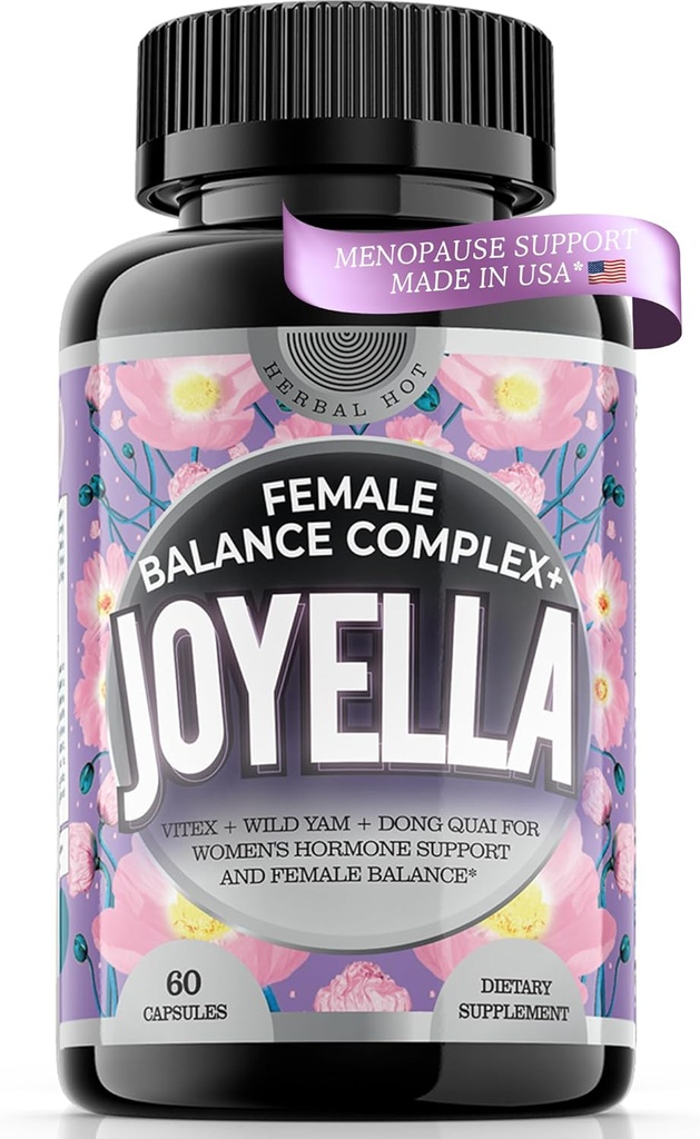 Vitex Chasteberry Supplement for Women - Adaptogens Balance Complex w. Black Cohosh and Dong Quai - Hormone Balance for Women w. Wild Yam Root - Mood Plus Hormone Harmony 60 Caps USA