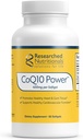 Researched Nutritionals CoQ10 400mg Softgels - CoQ10 Power - Therapeutic-Strength Coenzyme Q10 Supplement - Support Natural Energy & Immune Function, Promote Healthy Heart & Gum Tissue (60 Softgels)