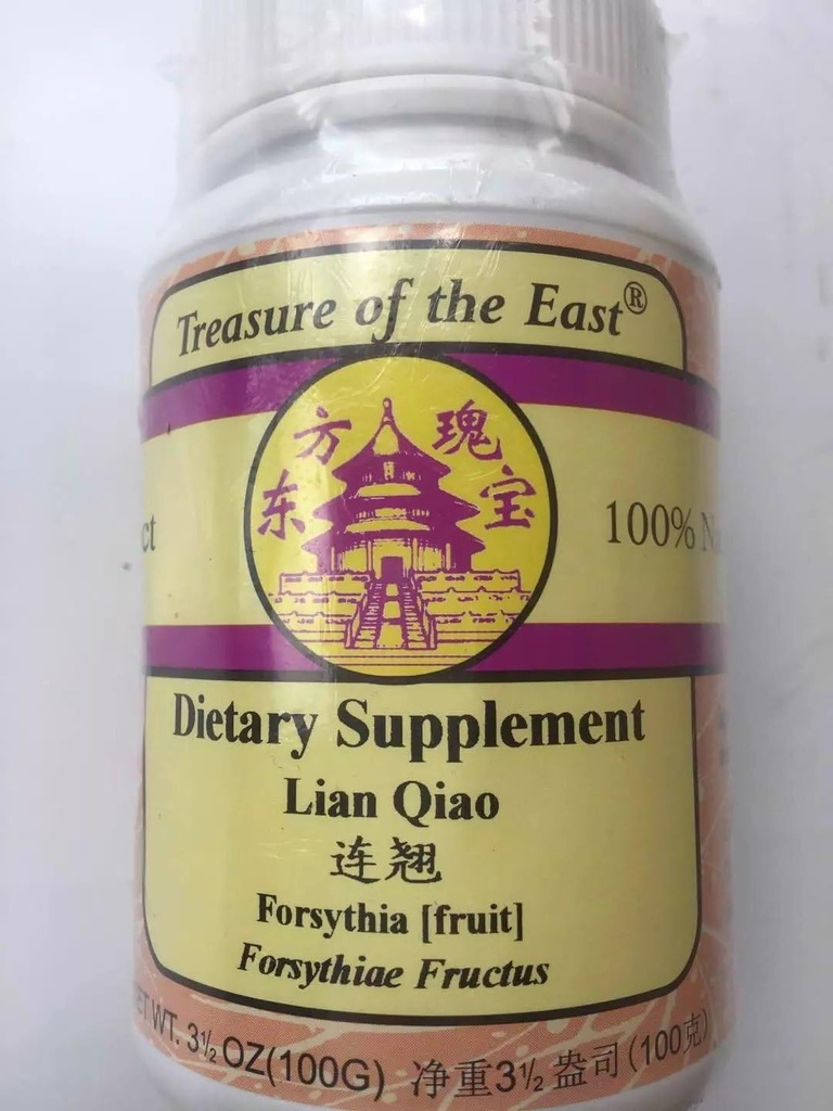 Treasure of The East, Forsythia Fruit - Lian Qiao (5:1 Concentrated Herbal Extract Granules, 100g)