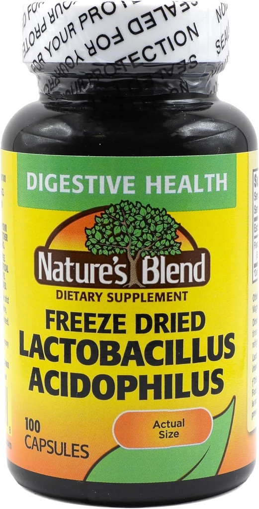 Freeze Dried Lactobacillus Acidophilus 100 Caps