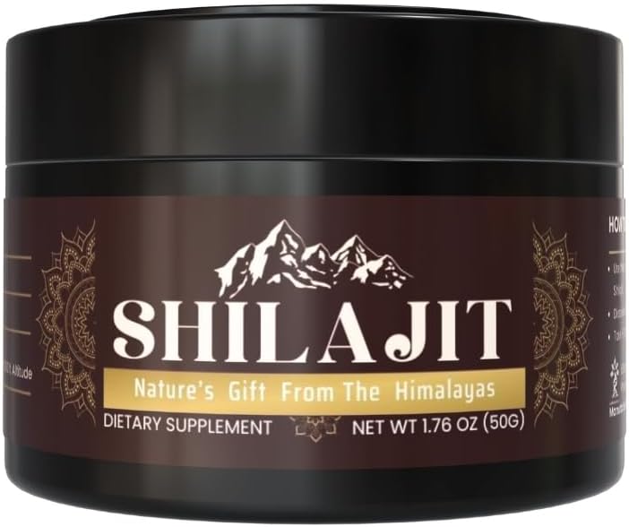 Pure 100% Himalayan Shilajit, Soft Resin, Organic, Extremely Potent, Fulvic Acid (1.76 oz.)