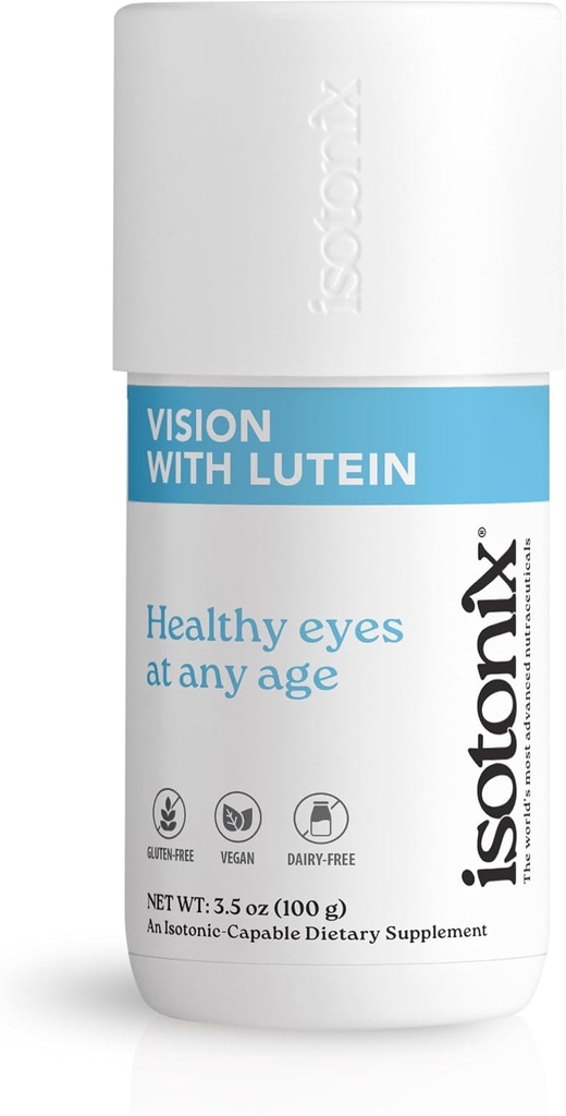 Isotonix Vision Formula with Lutein – Supports Eye Health, Vision & Circulation – Antioxidants, Zinc, Vitamin C, E, Bilberry, Zeaxanthin – Eye Supplement for Clarity & Protection - 30 Servings