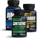 Ultimate Edge Stack | DIM 3X, Testodren & CortiSync Bundle | Support Muscle Growth | Reduce Stress | Made in USA