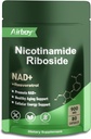 Airboy NAD Supplement with Nicotinamide Riboside Resveratrol & Quercetin 900 mg, NMNH Alternative for Men and Women Support Anti-Aging, Energy, Focus - 80 Capsules