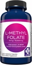 MD Life L-Methylfolate 10 mg Supplement - Professional-Grade Active L Methylfolate Supplement - 90 Capsules - L-Methylfolate 10mg - Maximum Potency MTHFR W/Essential Amino Acids