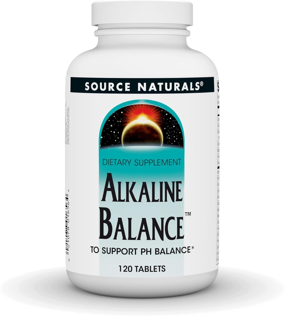 Source Naturals Alkaline Balance to Support PH Balance* - 120 Tablets