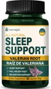 Valerian Root Extract Sleep Support Capsules, Passion Flower Supplement for Better Sleep, Fall Asleep Fast & Relaxation. Pastillas de Valeriana y Pasiflora para Dormir Profundamente. 90 Count