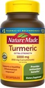 Nature Made Extra Strength Turmeric Curcumin with Black Pepper, 1000mg Turmeric Extract per serving (Standardized to 95% Curcuminoids), Supports Healthy Inflammation Response, 60 Vegetarian Capsules