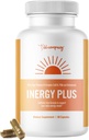 InergyPLUS | Energy Vitamins for Women, Fatigue, Natural Energy Supplements for Focus | Vitamin B12, Folic Acid, Rhodiola Rosea, Cordyceps, CoQ10, Caffeine Free | Packaging Vary | 60 Ct