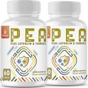 1500 MG Palmitoylethanolamide with Luteolin 98% & Turmeric, High Absorption, Micronized Pea Supplement for Discomfort Management- USA Made - 120 Tablets