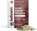 Dr. Kellyann Keto Bone Broth Protein Powder Chocolate - Protein 21g, 2g Net Carbs - Grass Fed Hydrolyzed Collagen - Sugar, Gluten and Dairy Free, Paleo, Keto Protein Shakes (30 Servings)