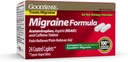 GoodSense Migraine Formula Caplets - Acetaminophen, Aspirin (NSAID) & Caffeine - Migraine Pain Relief, 24 Count