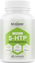 5 HTP 200mg Supplement, Vitamin B6 Natural Sleep, Concentration, Mood Enhancer- 4 in 1 Formula Vegan Gluten, Wheat, Lactose, Soy-Free Capsules - 60 Count