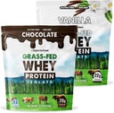 Opportuniteas Grass Fed Vanilla Choco Whey Protein Isolate Powder - 20g Protein Powder Without Artificial Sweeteners, Hormone-Free Cows, Non GMO - 5lb