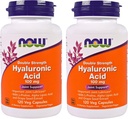 Now Foods - Hyaluronic Acid 100 mg - 120 Veg Capsule (Pack of 2)
