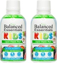 Wellgenix Balanced Essentials Kids Liquid Vitamin - Nutritional Multivitamin for Picky Eaters - Childrens Immune Boost & Overall Health -16oz (Pack of 2)