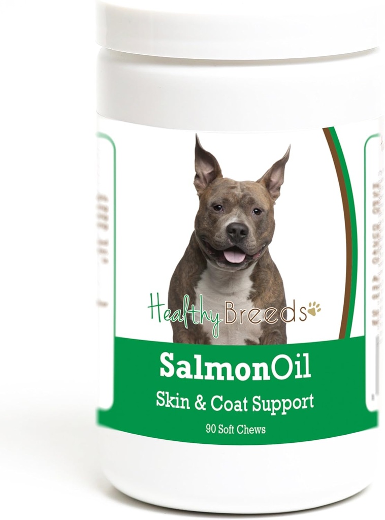 Healthy Breeds American Staffordshire Terrier Salmon Oil Soft Chews 90 Count