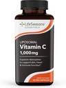 LifeSeasons Essentials Liposomal - Vitamin C Supplement - Supports Skin Heart & Boosts Immunity - Enhances Collagen Production - Antioxidants for Stress Relief - 60 Capsules