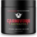 Premium Hydration Powder for Carnivore Diet - Balanced Electrolyte Support, Zero Carb, Keto Friendly - Supplement for Optimal Energy & Recovery - 90 Servings (Unflavored)