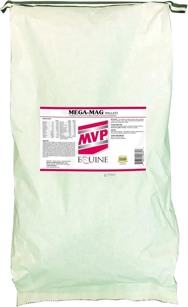 Mega-Mag (50 lb Bag) Balanced Multi Vitamin/Mineral Supplement for Alfalfa Hay Diets