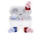 Hearing Aids for Seniors, Rechargeable Hearing Aid 10 Channel Mini Hearing Device with Noise Cancelling Hearing Amplifiers for Adults with Charging Case