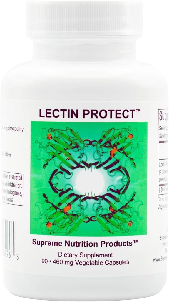 Supreme Nutrition Lectin Protect, 90 Pure Herbal Combination Vegetarian Capsules