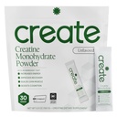 Create Creatine Monohydrate Powder - Creatine Travel Packets, Made with Creapure, 3rd Party Tested & NSF Certified for Sport, 30 Stick Packs, Unflavored