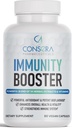 Consera Immunity Booster | Natural Muti-Vitmain with Ashwangandha, Gooseberry,Turmeric, Holy Basil, Papaya, Guduchi, Ajwain, Clove, Ginger, Black Pepper, Fenugreek, Cinnamon, Drumstick, Black Cumin