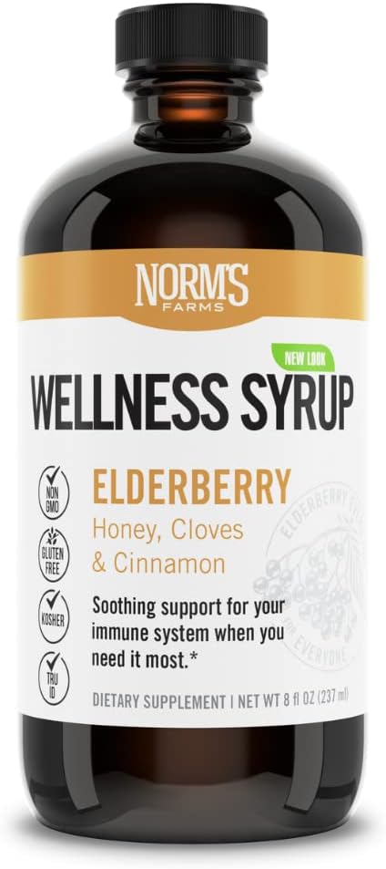 Norms Farms Elderberry Wellness Syrup, 8 Fz