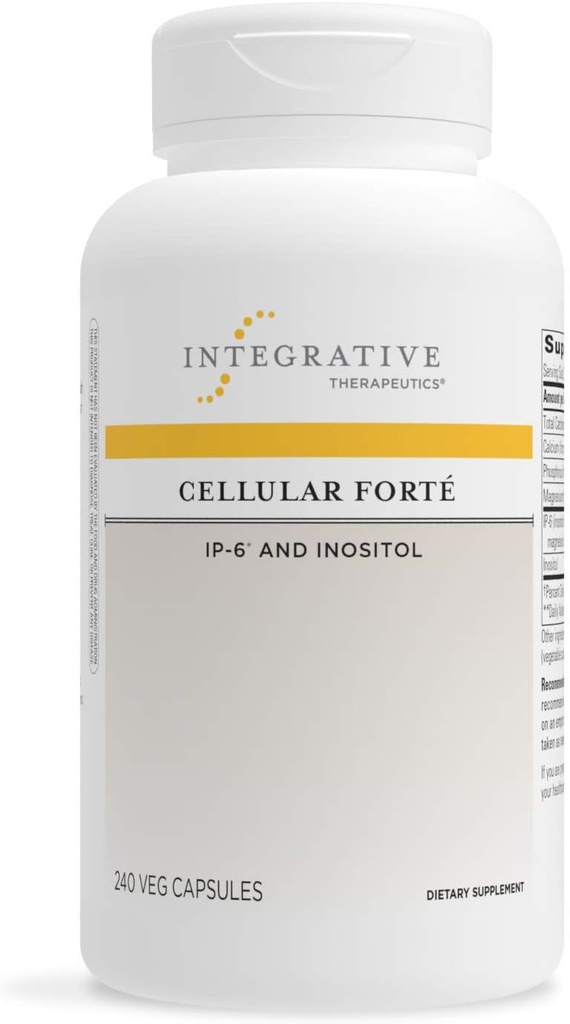 Integrative Therapeutics Cellular Forte - Immune Support Supplement with IP-6 and Inositol* - Gluten Free - Dairy Free - Vegan - 240 Capsules