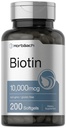 Horbaach Biotin 10000 mcg | 200 Softgels with Vitamin B7 | Beauty Formula Supplement | Non-GMO & Gluten Free
