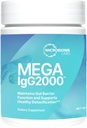 Microbiome Labs Mega IgG2000 Gut Health Powder for Women, Men & Kids 2+ - IgG Immunoglobulin Supplement for Digestive Health Support - Dairy-Free Bovine Colostrum Supplement Alternative (2.1 Ounces)