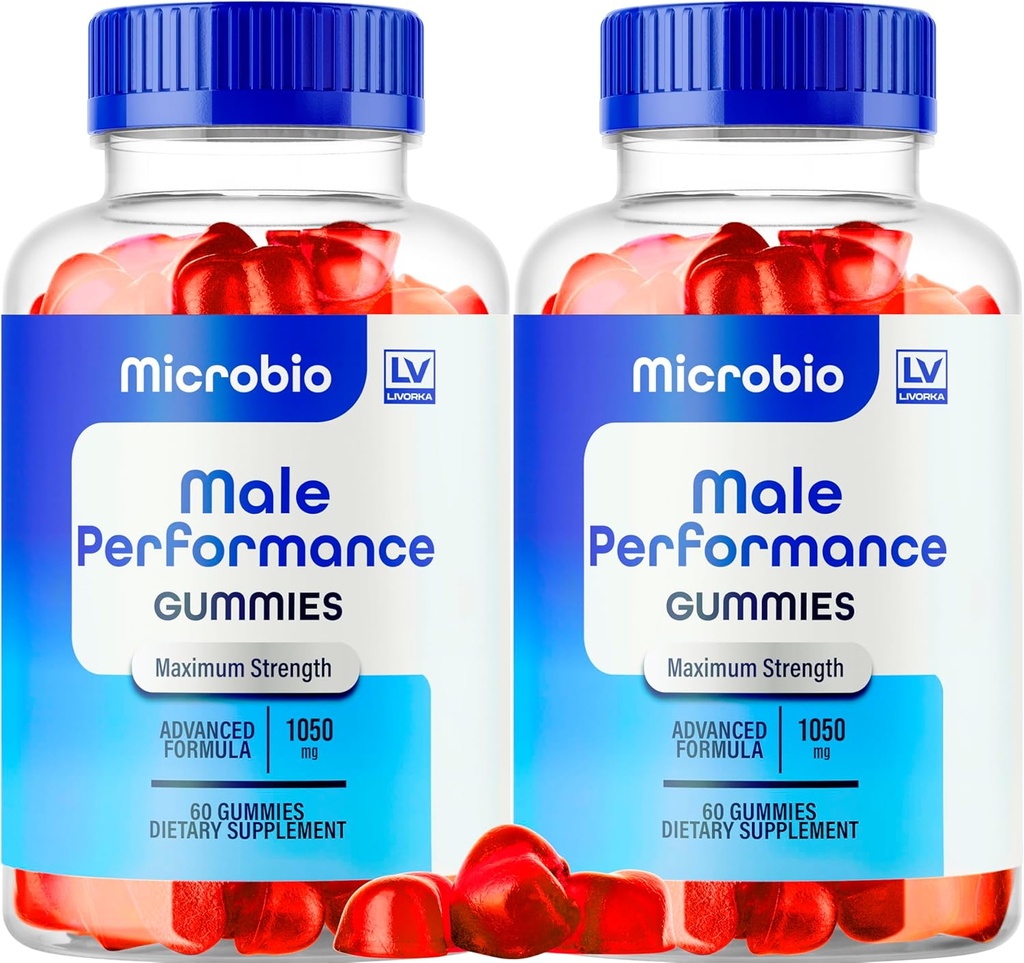 LIVORKA (2 Pack) Microbio ME Gummies, Microbio ME Gummies for Men, Microbio ME Gummy, Microbio ME Gumm, Microbio ME Gummies - All Natural Support Supplement Gummies, 120 Gummies for 2 Months.