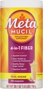 Metamucil, Psyllium Husk Powder, Unflavored Original Texture, with Sugar, 114 Servings, 4-in-1 Fiber Supplement, Daily Psyllium Husk Fiber Powder Help Support Digestive Health by Promoting Regularity*